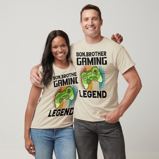 Son Brother-spel för spelförklaring Retro-videospe T Shirt (Unisex)