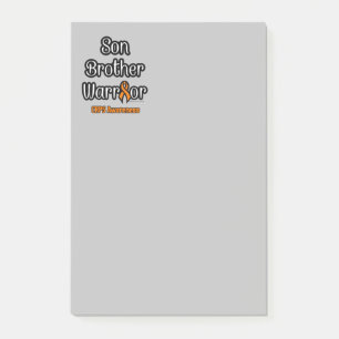 Son Brother Warrior...CRPS Post-it Block