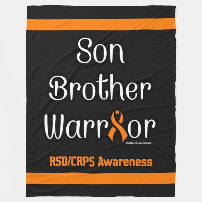 Son Brother Warrior...RSD/CRPS Fleecefilt (Framsidan)