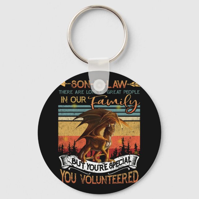 Son där många Underbara människor är frivilliga Nyckelring (Framsida)