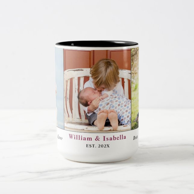 Son & Daughter Day Mug – Love & Family Gift Två-Tonad Mugg (Center)