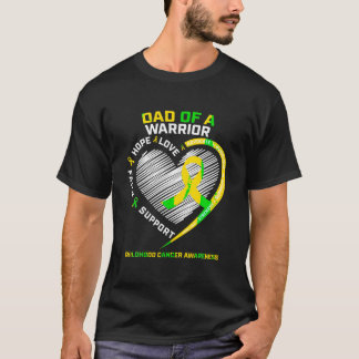 Son Dotter Manar pappa Far Pappa Barncancer i T Shirt