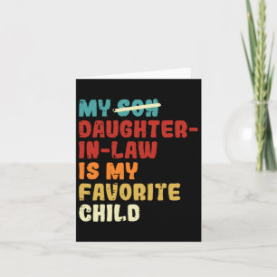 Son Dotter Svärdotter Är Mitt Favoritbarn Faders D Kort