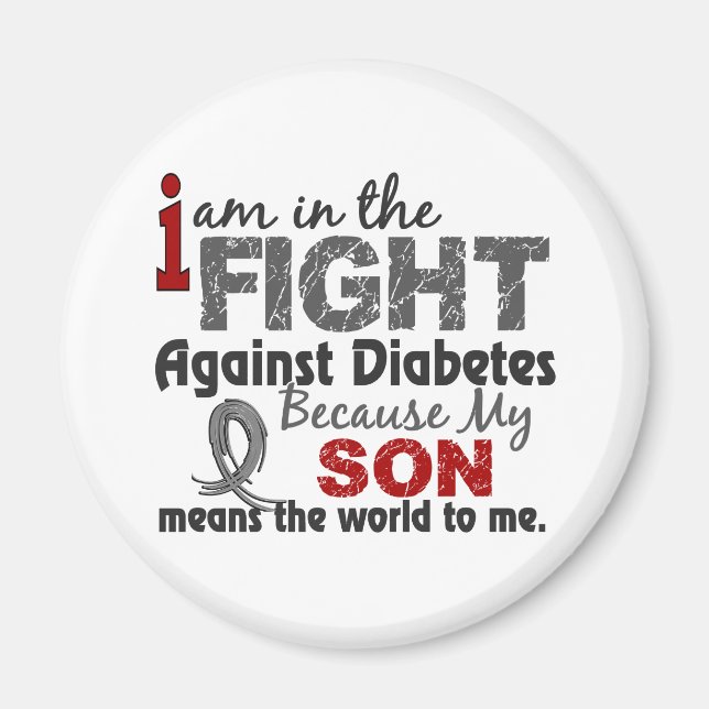 Son Elak World to Me Diabetes Magnet (Framsidan)
