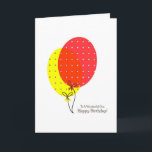 Son Födelsedagskort, stora färgstarka ballonger Kort<br><div class="desc">Ett enkelt,  rent,  snyggt och färgstarkt ballonger för en son på hans födelsedag. Inuti texten finns anpassade.</div>