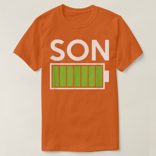 Son Fullt Battery  T Shirt (Design framsida)