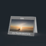 SON GER DIN BIRTHDAY "OUT ON ON VATTEN"-KORT KORT<br><div class="desc">VILKET SÄTT I FANTASTISK ATT SÄGA "GRATTIS PÅ FÖDELSEDAGEN" TILL EN VÄNNE ELLER EN FAMILJEMEDLEM SOM KÄRLEKAR VATTEN OCH SOM ÄR UT PÅ DET SÅ MYCKET SOM DE KAN!!!!! TACK FÖR ATT JAG STOPPADE MED 1 AV MINA 8 LAGRINGAR!</div>