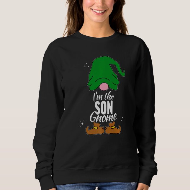 Son Gnome Matching Family Group Christmas For Part T Shirt (Framsida)