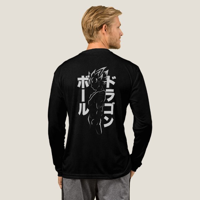 Son Goku svart t-shirt (Hel baksida)