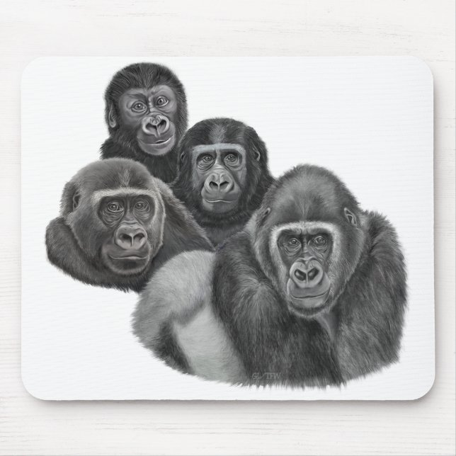 Son Gorilla MousePad By AGE. Gorilla Life GL/TFW Musmatta (Framsidan)