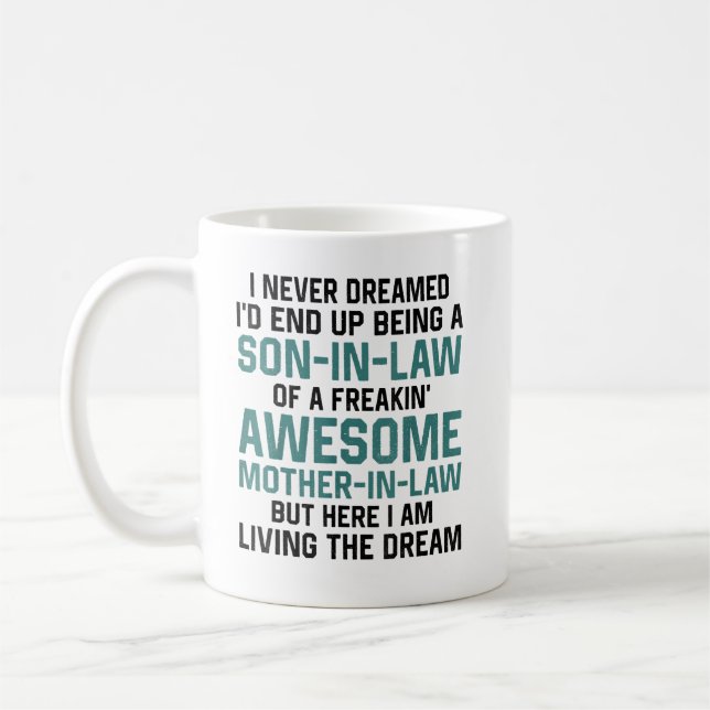 Son i en Freakins Svärmor i Fantastisk Kaffemugg (Vänster)