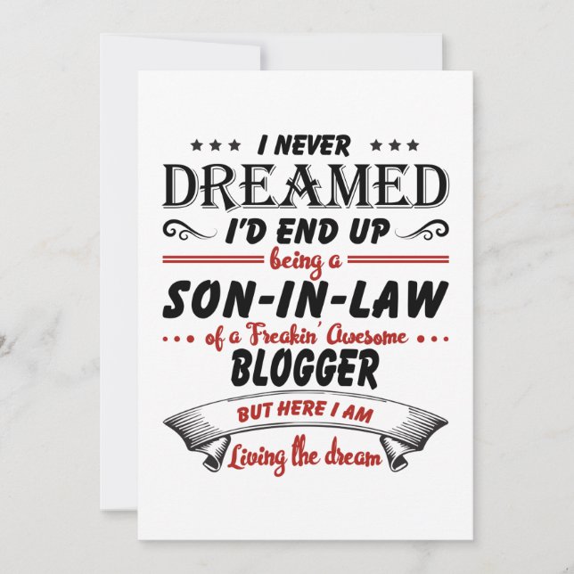 Son i Fantastisk Bloggare Meddelande (Framsida)