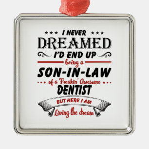 Son i Fantastisk-dentist Julgransprydnad Metall