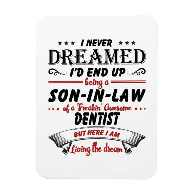 Son i Fantastisk-dentist Magnet (Vertikal)