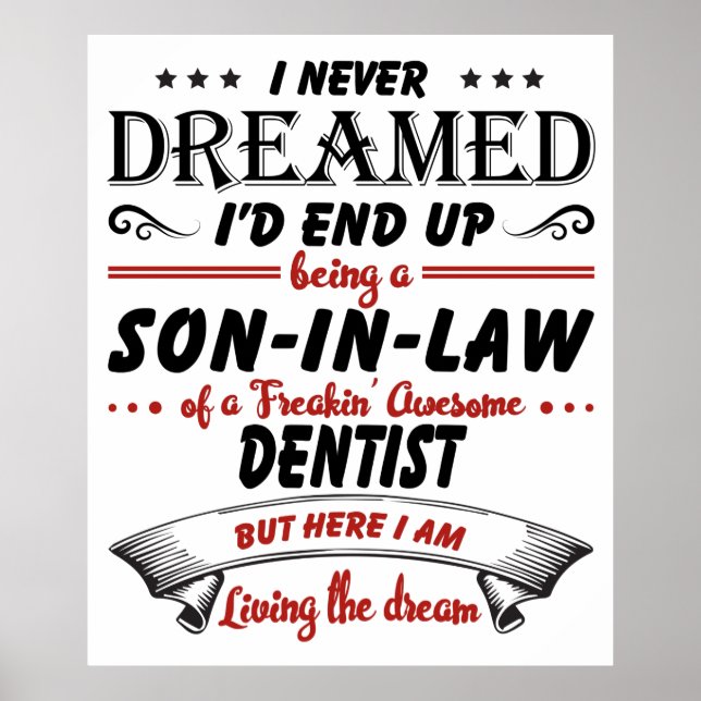 Son i Fantastisk-dentist Poster (Framsidan)