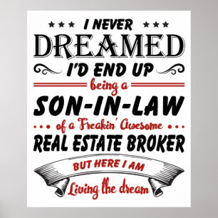 Son i Fantastisk Real Gods Broker Poster