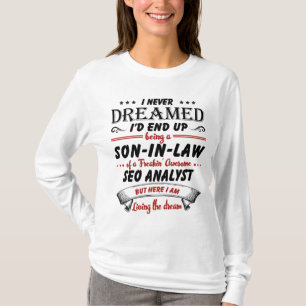 Son i Fantastisk SEO-analytiker T Shirt