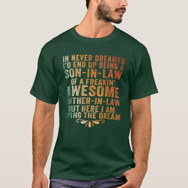Son i Freaking Fantastisk Svärmor T Shirt (Framsida)