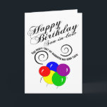 Son i juridik-födelsedagen kort<br><div class="desc">Juridiskt födelsedagskort,  rolig son i jaktkort</div>