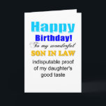 Son i juridik-födelsedagen kort<br><div class="desc">Juridiskt födelsedagskort,  rolig son i juridiska hälsningskort</div>
