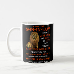 Son i juridik kaffemugg