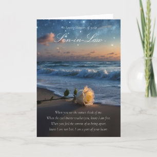Son i juridik Sympathy Loss Beach Ocean Kort