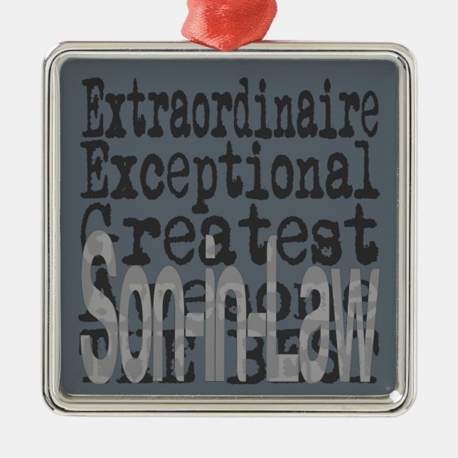 Son in Law Extraordinaire Julgransprydnad Metall (Framsidan)