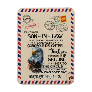 Son-in-Law Till min kära svärson från Mor Magnet