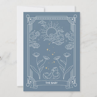 Son | Inbjudan till Tarot Baby Shower