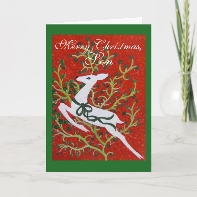 Son julkort helgkort (Framsida)