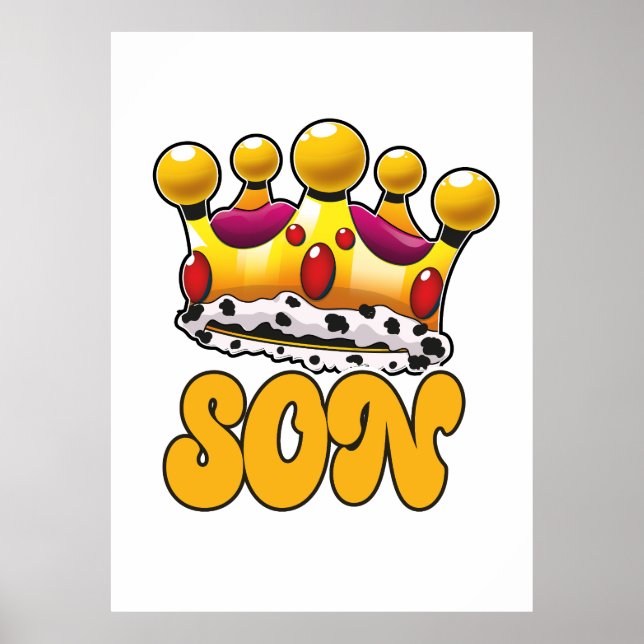 Sön Kings krona Poster (Framsidan)