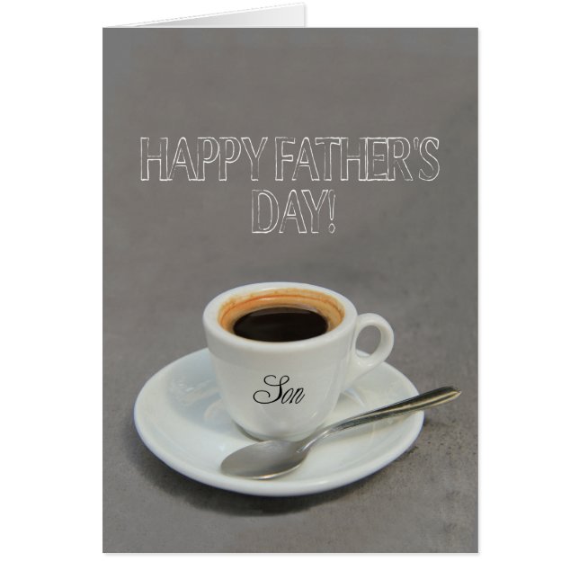 son Lycklig Fars dag Hälsningskort (Framsidan)