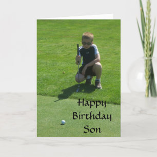 SON, LYCKLIG PAR-FECT BIRTHDAY KORT