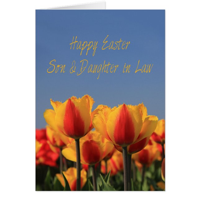 Son & Maka Glad påsk Hälsningskort (Framsidan)