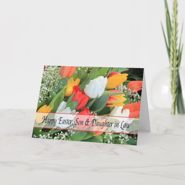 Son & Maka Glad påsk Helgkort (Framsida)