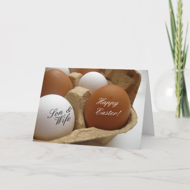 Son & Maka Glad påsk Helgkort (Framsida)