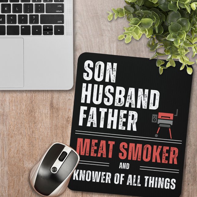 Son Make Far Kött Smoker & Knower of All Musmatta (Unleash your carnivorous spirit! Get our exclusive mouse pad now! #CarnivoreLife)