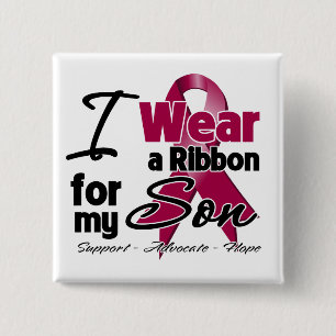 Son - Många Myeloma Ribbon Knapp