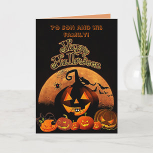 SON n FAMILY HALLOWEEN-KORT Kort