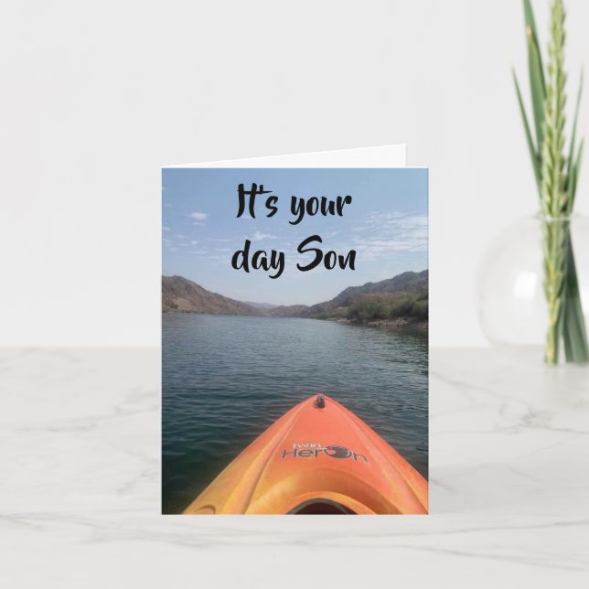 *SON* "NICE SMOTH RIDE" FÖR DITT BIRTHDAG KORT (Framsida)