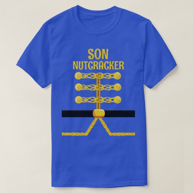 SON Nutcracker Matching Familjejul T Shirt (Design framsida)