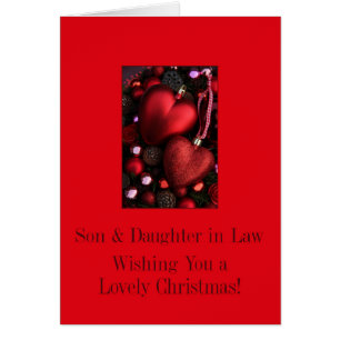 son och dotter i God jul-kort Hälsningskort
