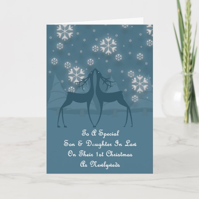 Son och dotter i juridik Reindejul Helgkort (Framsida)