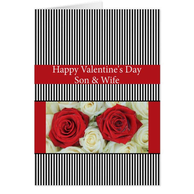 Son och dotter i Lag Glad Valentindagen Ro Hälsningskort (Framsidan)