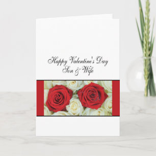 Son och dotter i Lag Glad Valentindagen Ro Helgkort