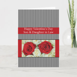 Son och dotter i Lag Glad Valentindagen Ro Helgkort