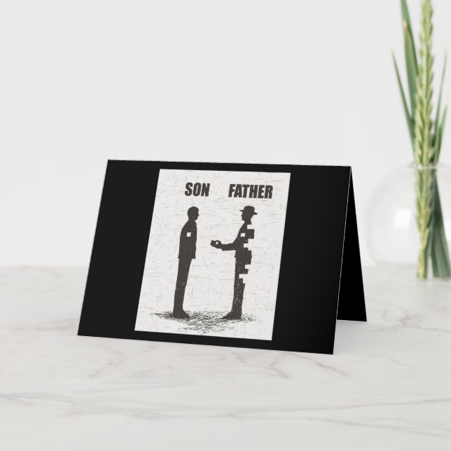 Son och Far Kort (Framsida)