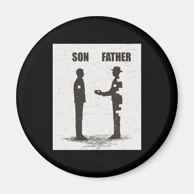Son och Far Magnet (Framsidan)