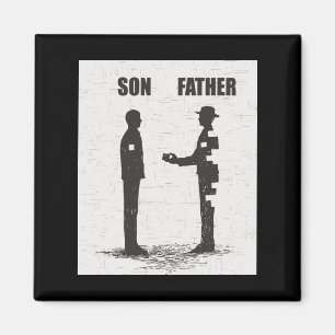 Son och Far Magnet