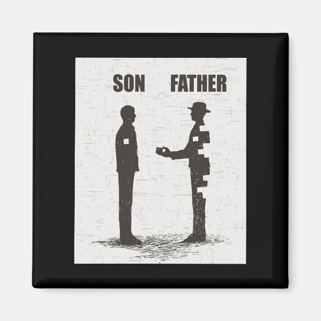 Son och Far Magnet (Framsidan)